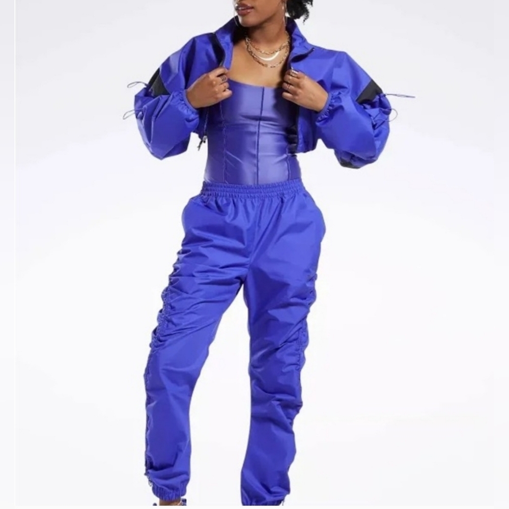 Reebok x Cardi B Woven 2pc Suit Large Ultimate Purple Streetwear